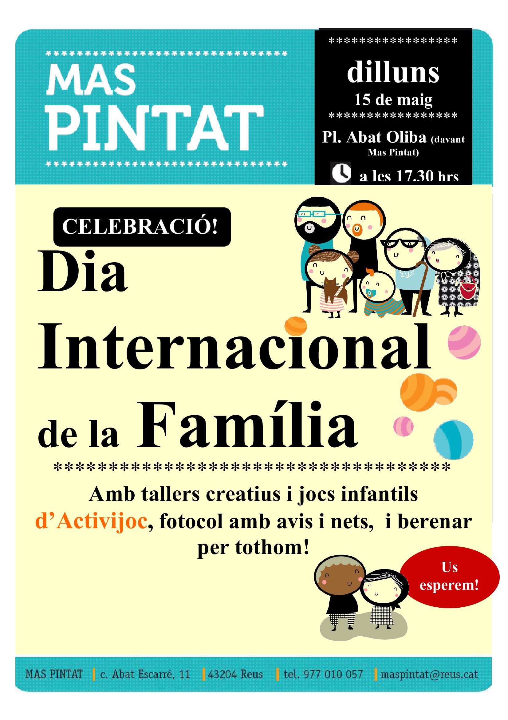 Cartell Dia Internacional Família 2017